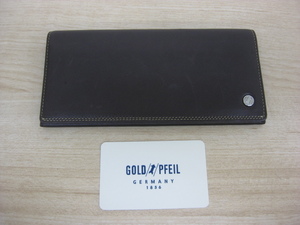 GOLD PFEIL ゴールドファイル 長財布 レザー 本革 ドイツ製