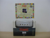 模型 TITANIC THE UNSINKABLE SHIP OF DREAMS タイタニック号 1/1136スケール _画像6