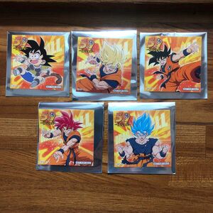 新品、未使用。ドラゴンボール　孫悟空シール。非売品。フルコンプリート