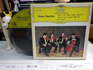 【￥1,000～】Reel-to-reel-tape 7inch｜オープンリール★DG国内/4TRACK★BEETHOVEN: STRING QUARTETS NO.12＆NO.19｜AMADEUS-QUARTET