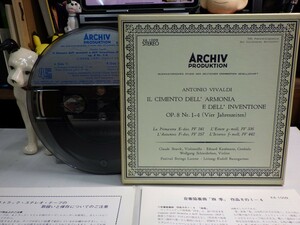 【￥1,000～】Reel-to-reel-tape 7inch｜オープンリール★ARCHIV国内/4TRACK★VIVALDI：IL CIMENTO DELL' ARMONIA〜｜W.E.Schneiderhan