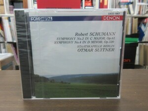 福2//CD///未開封!!★Denon シューマン：交響曲第2&4番／オトマール・スウィトナー（Otmar Suitner）