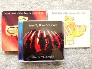 【 アース・ウィンド&ファイアー Earth, Wind & Fire Live in VELFARRE 】紙製スリーブケース入り　CDは４枚まで送料１９８円