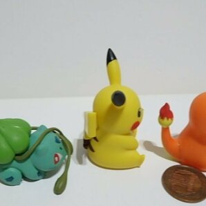 ★Q603☆ポケットモンスター マスコット パーツ ピカチュウ/ヒトカゲ/フシギダネ☆ポケモン フィギュアの画像4