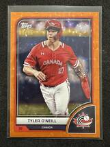 【25枚限定】Tyler O'Neill 2023 Topps World Baseball Classic #65 タイラー・オニール カナダ レッドソックス MLB WBC_画像1