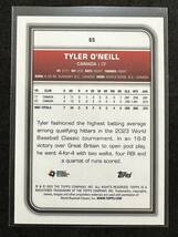 【25枚限定】Tyler O'Neill 2023 Topps World Baseball Classic #65 タイラー・オニール カナダ レッドソックス MLB WBC_画像2
