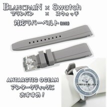 BLANCPAIN×Swatch　ブランパン×スウォッチ　対応ラバーベルト(B05B)_画像1