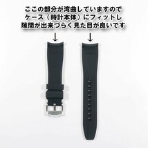 BLANCPAIN×Swatch　ブランパン×スウォッチ　対応ラバーベルト(B00)_画像5