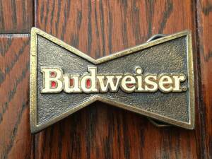 ＵＳＡ製 ８０ｓ ＢＵＤＷＥＩＳＥＲ バドワイザー バックル ビール ＢＥＥＲ 企業物 ８０年代 アメリカ製