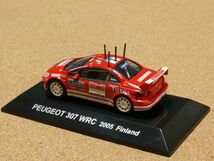 CM's 1/64 PEUGEOT プジョー 307 WRC 2005 フィンランド　ラリーカーコレクションSS.8_画像6