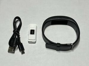 【★美品】★送料無料 SONY ソニー 活動量計 SmartBand 2 SWR12 Black 黒 心拍センサー付 Android & iOS対応