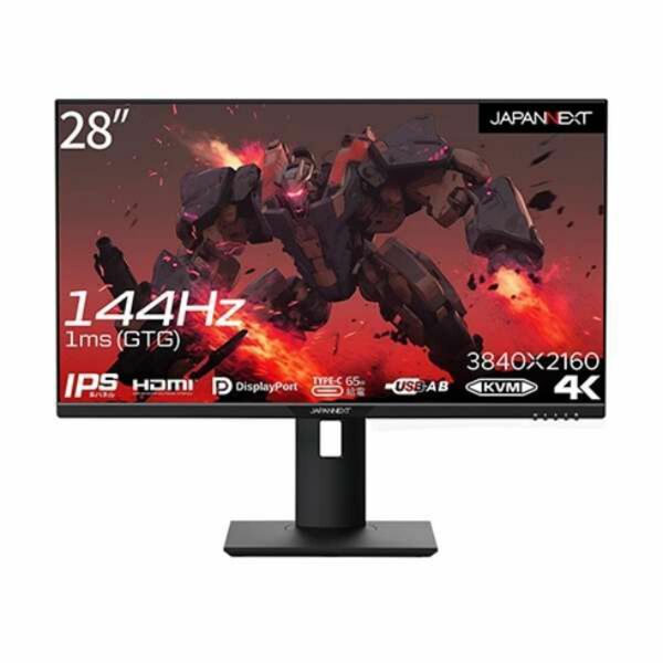 価格相談OK 新品 ゲーミングモニター JN-GMM1IPS28BK 28型4K