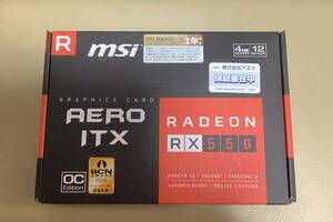 Radeon RX 550 AERO ITX 4G J OC