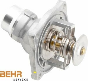 【M’s】 E53 BMW X5 4.4i 4.6is (V8/M62) 純正OEM BEHR サーモスタット 1個 105度開弁 パーツ 部品 社外 OEM 11531436386 1153-1436-386