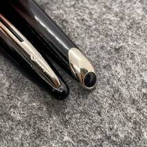 PE1532□WATERMAN ウォーターマン 万年筆 CAREN カレン ブラック×シルバー ペン先 18K 750 F 筆記未確認_画像2