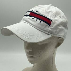 KO1635□TOMMY HILFIGER トミーヒルフィガー キャップ 帽子 ロゴ ベージュ ホワイト