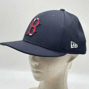 KO1715□NEW ERA ニューエラキャップ帽子59FIFTY×MLB ボストン レッドソックス Boston Red Sox ネイビー 7 3/4 61.5㎝