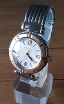 最出品　稼働品　美品フィリップシャリオール CHARRIOL SS GP 腕時計 ケルティック ステンレススチール GP シルバー ゴールド メンズ腕時計_画像6