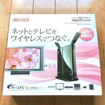 新生活に【美品】BUFFALO WZR-HP-AG300H 無線LANルーター 無線LAN ワイヤレス バッファロー_画像1