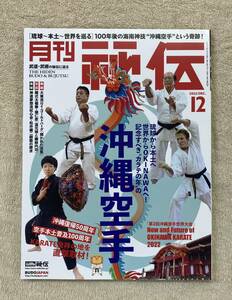 【送料無料】月刊 秘伝　2022年12月号　BABジャパン 古武術　古武道　沖縄空手