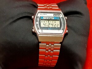 ② Vintage ALBA Alba Y749-5140 chronograph rare men's wristwatch /