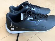 【美品　一度使用】PUMA　MOTORSPORTS BMW ドライビングシューズ　黒　26.5CM　US8.5_画像3