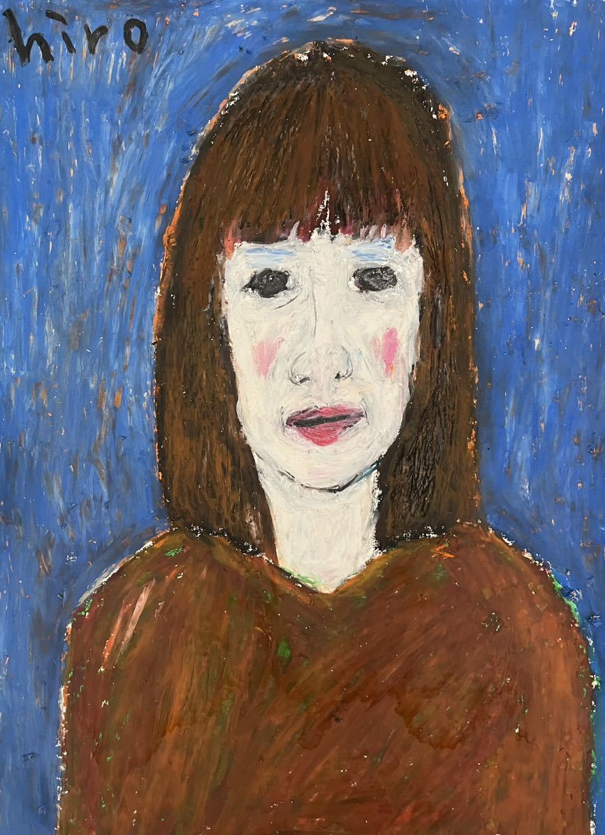 絵描きhiro C｢女の明るさ｣, 美術品, 絵画, パステル画, クレヨン画