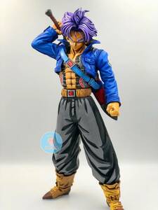 ドラゴンボールZ/超サイヤ人 トランクス　フィギュア 海外限定/リペイント タトゥー 2D 二次元彩色 H:42CM 付け替え頭*1