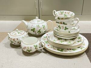 WEDGWOOD WILD STRAWBERRY ウェッジウッド ワイルドストロベリー まとめ 食器 中古 