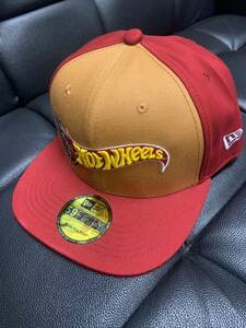 新品　ホットウィール　hotwheele ニューエラ　New Era キャップ　帽子　フリーサイズ　赤