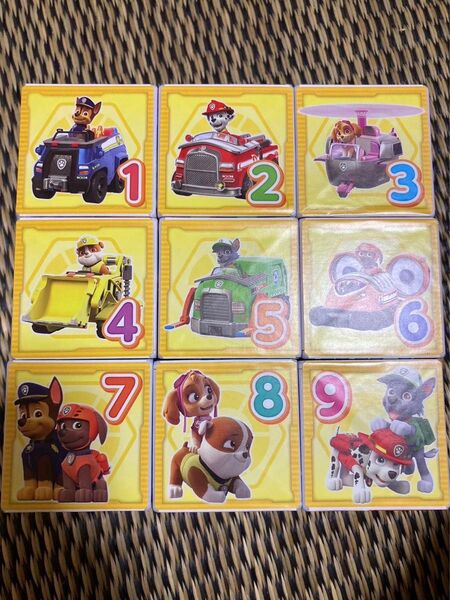 パウパトロール かず、パズルブロック
