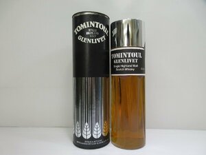 トミントール グレンリベット TOMINTOUL GLENLIVET 750ml 43% シングルハイランドモルト スコッチウイスキー 未開栓 古酒 箱付き/B34411