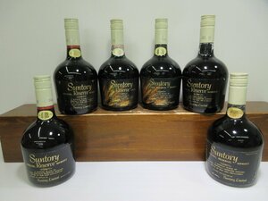 6本セット サントリー スペシャルリザーブ SUNTORY RESERVE 760ml 43% 国産ウイスキー 未開栓 古酒 発送先広島県限定 1円スタート/1-12-9