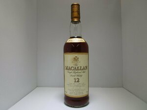 ザ マッカラン 12年 シングル ハイランドモルト シェリーオーク カスク 旧 750ml 43% The MACALLAN スコッチウイスキー 未開栓 古酒/C20186