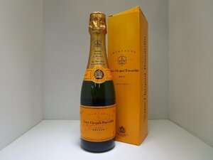 ヴーヴクリコ ポンサルダン イエローラベル ハーフボトル 375ml 12% Veuve Clicquot Ponsardin シャンパン 未開栓 古酒 箱付/A32941