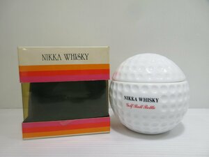 マイルド ニッカ ゴルフボールボトル NIKKA WHISKY GILF BALL BOTTLE 500ml/846g 国産ウイスキー 未開栓 古酒 発送先広島県限定 箱/A37535