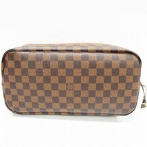 LOUIS VUITTON ルイヴィトン ネヴァーフル MM N41358 ダミエ トートバッグ ブラウン エベヌ バッグ 【中古】 JA-18478_画像4