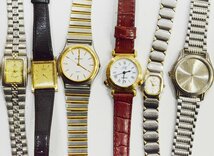 1円スタート！ 計40個 まとめて 大量セット 腕時計 COACH SEIKO CYMA ロンジン RADO バーバリー フォリフォリ 等 クォーツ ジャンク①_画像9