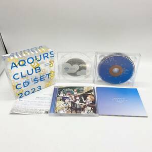 【現状品】CD+Blu-ray/ブルーレイ Aqours ラブライブ！サンシャイン！！ Aqours CLUB CD SET 2023 CLEAR EDITION 初回限定