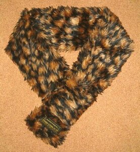  new goods CUSHMAN Cushman fur material Leopard pattern leopard print leopard print muffler scarf fif tea z rockabilly lock hot rod 