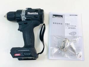 中古品■マキタ makita 40Vmax 充電式 ドライバドリル 黒 本体のみ DF002GZB