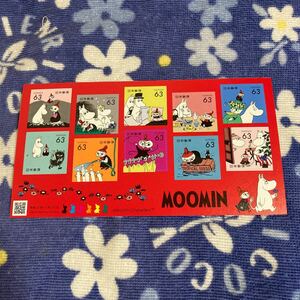 切手 MOOMIN ムーミン シールタイプ [令和3年1月15日] 63円×10枚 即決 複数あり ☆1 送料63円