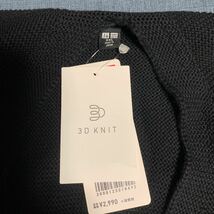 UNIQLO ユニクロ　レディース 3DコットンコクーンVネックセーター　七部袖　XXL size_画像3