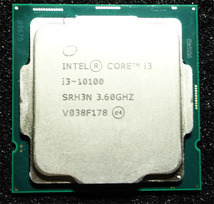 Intel 第10世代 CPU LGA1200 i3-10100 中古品_画像1