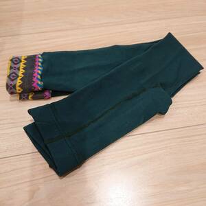  leggings S~LL size dark green reverse side nappy ground warm leggings thick cloth 
