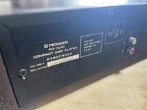 PIONEER パイオニア 通電確認済み　動作未確認　PD-7010-　ディスク CDプレーヤー 検）カセットデッキ デノン Pioneer DENON T-300SR _画像6