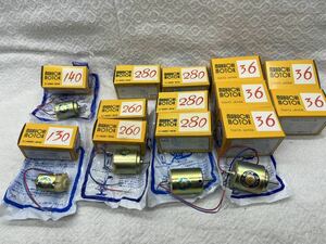 マブチモーター MABUCHI MOTOR 当時物 箱付き　ＲＥ３６ ＲＥ280 RE260 ＲＥ140 ＦＡ１３０　 13個まとめて　未使用　作動未確認 