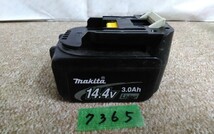 7365 ジャンク品送料520円 マキタ 14.4v 純正品 リチウムイオンバッテリ BL1430 makita Li-ion バッテリー 電動工具 ツール_画像3