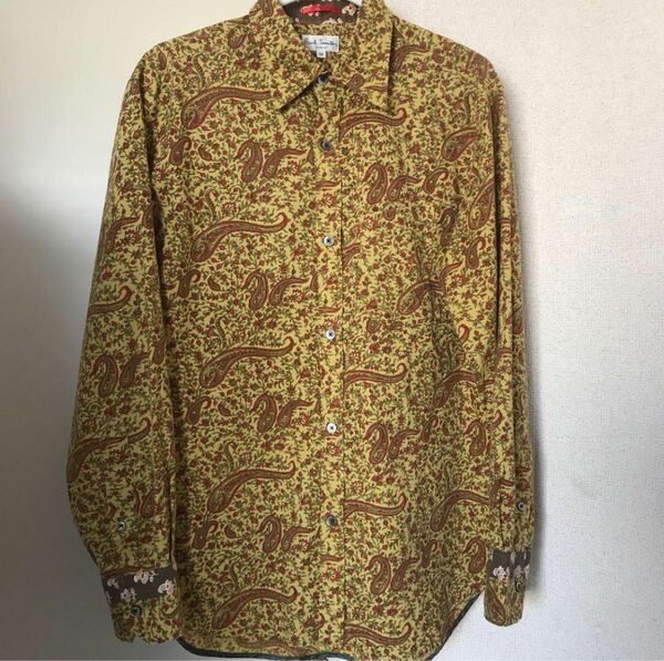 【 美品 Paul Smith ポールスミス ペイズリー 柄 総柄 シャツ 】 総柄 長袖シャツ ヴィンテージ 古着 個性派 