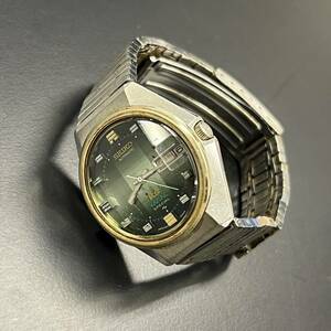 1スタ【ジャンク品】SEIKO KS キングセイコー VANAC バナック ９面カットガラス 5246-6030 ステンレス アクセサリー 小物 腕時計 メンズ